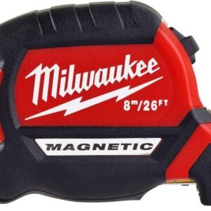 Flexómetro HQ magnético 8m/25ft x 27 métrico/imperial (cajas de 6)