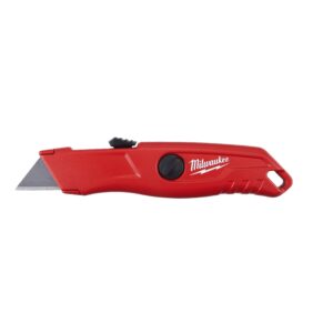 Cuchillo auto retráctil de seguridad con depósito de hojas (pedir en múltiplos de 6uds)