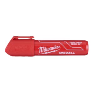 Caja de 12 marcadores con punta cincelada XL rojo 14mm (pedir en múltiplos de 12uds)