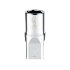Vaso corto de 1/4" de 7mm
