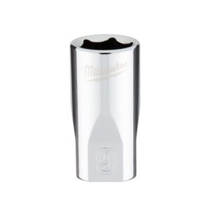 Vaso corto de 1/4" de 9mm