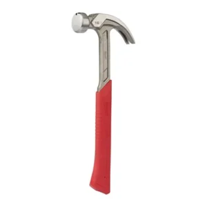 Martillo de uñas curvas y mango de acero 450g