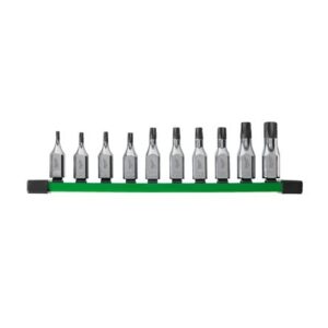 Juego de 10 vasos destornilladores de 3/8" tipo Torx
