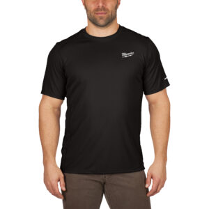 Camiseta para clima templado workskin™ de manga corta, color negro, M