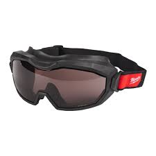 Gafas de proteción panorámicas de perfil alto ventiladas oscuras - 1 pc