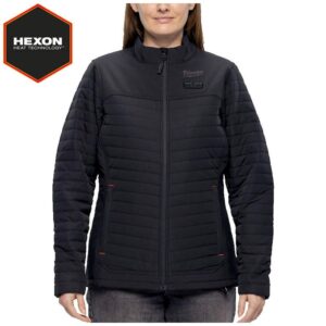 Chaqueta híbrida güateada calefactada para mujer M12™, XXL