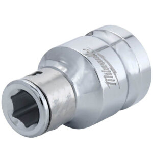 Adaptador de 1/2" cuad. con retención para puntas de 1/4"
