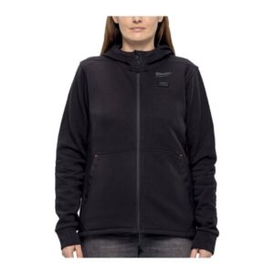 Sudadera calefactada negra para mujer M12™, XL
