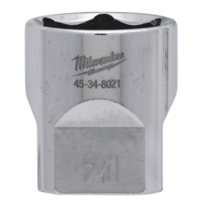 Vaso corto de 3/8" de 21mm