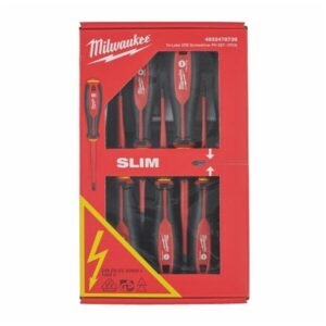 Juego de 7 destornilladores Trilobe VDE Slim