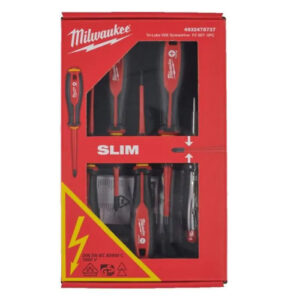 Juego de 5 destornilladores Trilobe VDE Slim