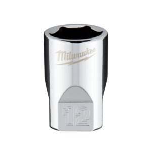 Vaso corto de 1/4" de 12mm