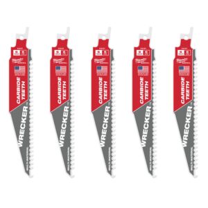 Hoja Sable THE WRECKER™ Carbide 150mm 6Tpi - 5uds
