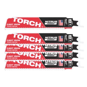 Hoja Sable THE TORCH™ NITRUS Carbide 150mm 8Tpi - 5uds