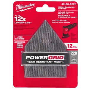 Base de protección y malla de lijado Penta 64x76 HL G320-12pc