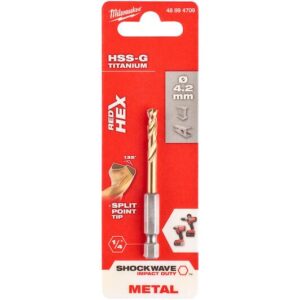 Brocas Shockwave HSS-G Tin 4'2mm