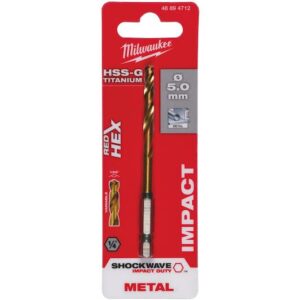 Brocas Shockwave HSS-G Tin 5mm