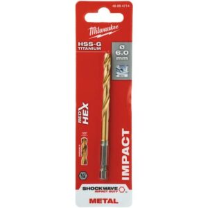 Brocas Shockwave HSS-G Tin 6mm