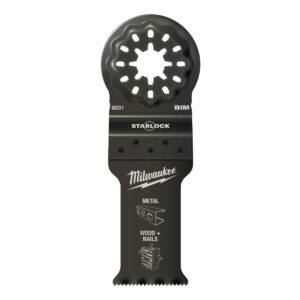Cuchilla de incisión Bimetál 28x47mm para madera con clavos - 10uds
