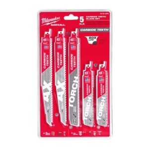 Blíster con 5 hojas de sable Carbide