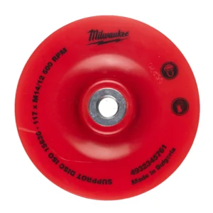 Plato flexible 125mm eje de 14'2 con tuerca M14