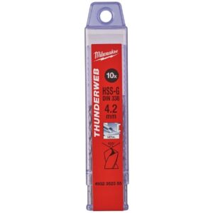 Paquete de brocas Thunderweb 4'2x75 - 10uds