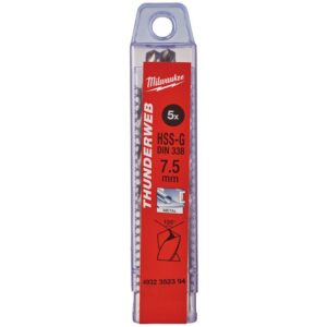 Paquete de brocas Thunderweb 7'5x109 - 5uds