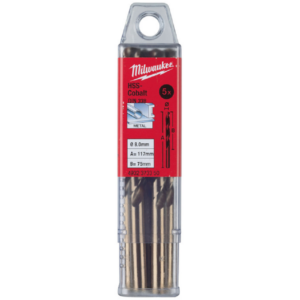 Paquete brocas RED COBALT HSS - G Co. 8'0x117 - 5uds