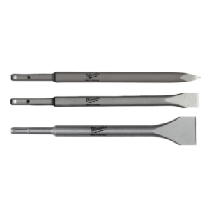 Estuche SDS-Plus de 3 piezas (200mm)Puntero, Cincel y cincel ancho