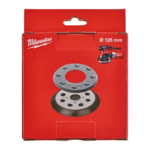 ACOPLAMIENTOS PARA LIJADORAS ROTORBITALES - ROS Sander base plate 125mm 8 holes -1 pc