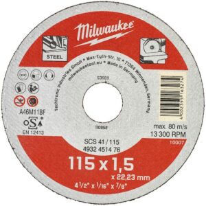Disco Contractor 115 x 1'5mm (Pedir en múltiplos de 50uds)
