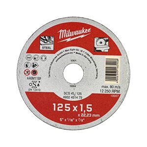 Disco Contractor 125 x 1'5mm (Pedir en múltiplos de 25uds)