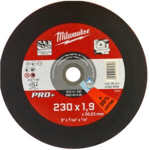 D.abrasivo PRO+ 1'9mm - SCS 41 / 230mm (Pedir en múltiplos de 25uds)