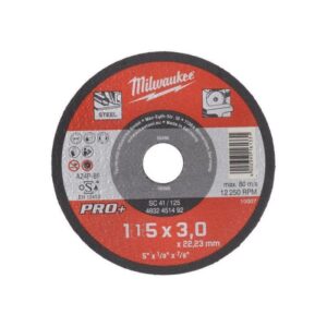 Discos PRO+ de corte 3mm - SC 41 / 115mm (Pedir en múltiplos de 25uds)