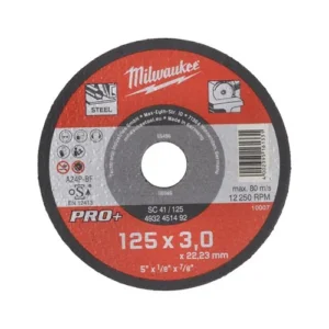 Discos PRO+ de corte 3mm - SC 41 / 125mm (Pedir en múltiplos de 25uds)