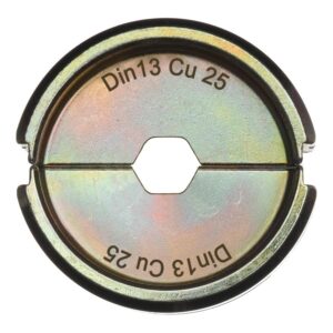 MALETA CON MATRICES DE CRIMPADO PARA M18 HCCT - Crimp Die DIN13 Cu 25-1pc