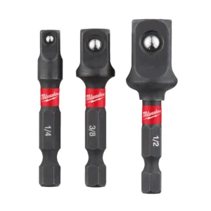 Conjunto de 3 adaptadores de Hex 1/4" a Cuadradillo