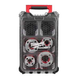JUEGOS DE TERRAJAS PARA ROSCADORA - Die Head Kit for M18 FPT114 including 4x Threader Heads in sizes 1/2"to 1-1/4"in Packout Compact Organiser