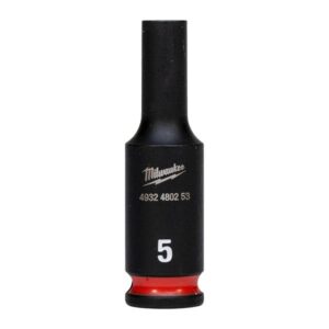 Vaso de impacto 1/4" largo 5mm