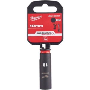 Vaso de impacto 1/4" largo 10mm