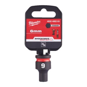 Vaso de impacto 3/8" corto 6mm