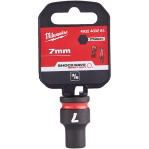 Vaso de impacto 3/8" corto 7mm