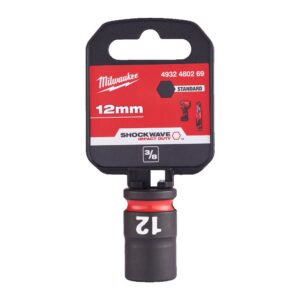 Vaso de impacto 3/8" corto 12mm
