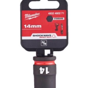 Vaso de impacto 3/8" corto 14mm