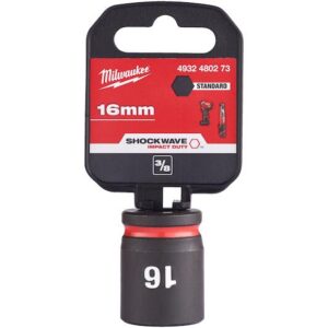 Vaso de impacto 3/8" corto 16mm