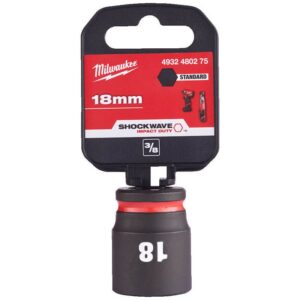 Vaso de impacto 3/8" corto 18mm