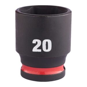 Vaso de impacto 3/8" corto 20mm