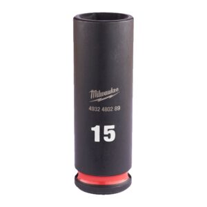 Vaso de impacto 3/8" largo 15mm