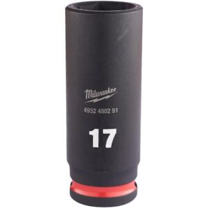 Vaso de impacto 3/8" largo 17mm