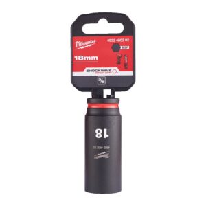 Vaso de impacto 3/8" largo 18mm